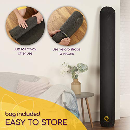 51toygrxzCL Large Yoga Mat 8'x6'x8mm Extra Thick, Durable