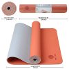 Pido Yoga Mat - 1/4, 1/3 Inch Extra Thick Non Slip