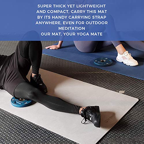 51u7P0eQH2L YUNMAI TPE Yoga Mat Premium 1/4 Double-sided
