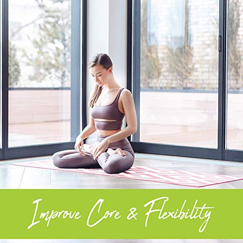 51uOeeShbQL Nicole Miller Yoga Workout Mat for Home Gym