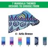 Yoga Mat Towel Non-Slip – Artic Breeze - Ultra Soft Super Absorbent