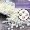 Yoga Hero Crystal Candle, Soy Wax Candle