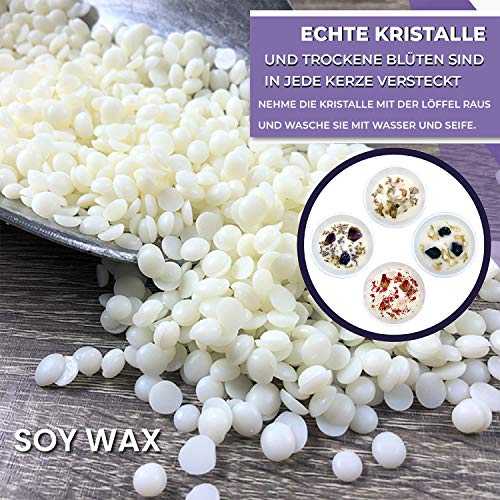 Yoga Hero Crystal Candle, Soy Wax Candle