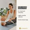 Yoga Belt Strap with Adjustable D-Ring Buckle