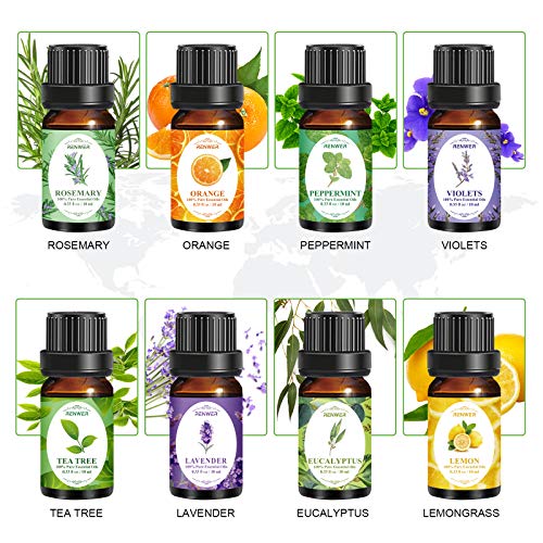 Zenith Aroma Bliss: 500ml Essential Oil Diffuser with Tranquil Essential Oil Set