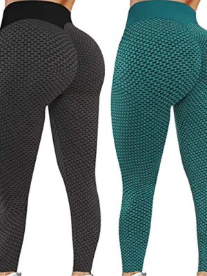 2 Pack TIK Tok Leggings, Women's Fashion High Waist