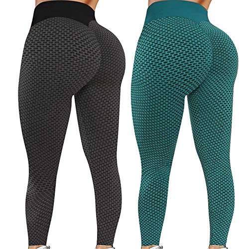 2 Pack TIK Tok Leggings, Women's Fashion High Waist