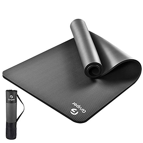 Gruper Thick Yoga Mat Non Slip, Large Size 72" L x 32" W