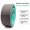 GRACIAS Yoga Wheel Set, Strong, Comfortable Sports