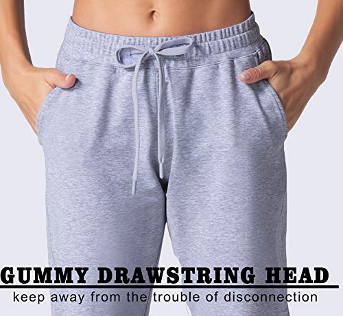 51v92khJnOL THE GYM PEOPLE Women's Tapered Lounge Sweatpants