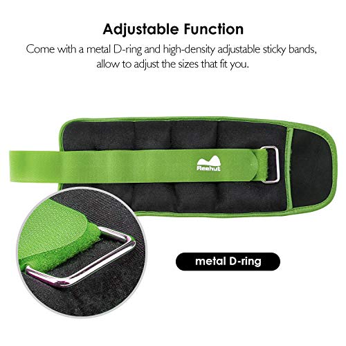 REEHUT Ankle Weights Set 2 lbs  for Women, Men and Kids