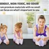 Premium Large Yoga Mat - 6' x 4' x 8mm Extra Thick, Comfortable