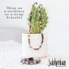 Terra Wrap Essential Oil Bracelet - Aromatherapy and Handmade Jewelry for Balance, Clarity & Wisdom
