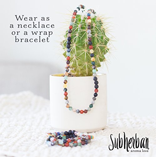 51vOkQZIiEL.SL1500 Terra Wrap Essential Oil Bracelet - Aromatherapy and Handmade Jewelry for Balance, Clarity & Wisdom