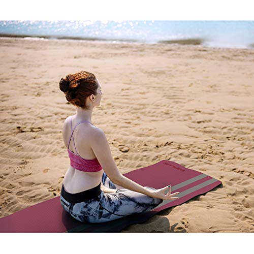 51vRm3Vub9L TOPLUS Yoga Mat Non Slip with Carrying Strap, Workout Mat