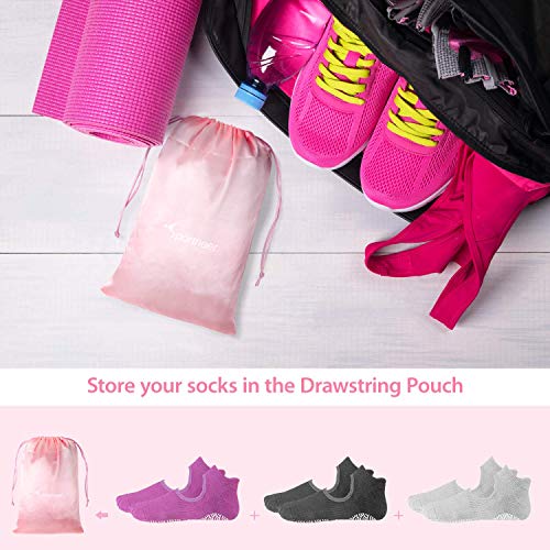 51vWY7ZZG+L Non-Slip Yoga Socks for Ultimate Home Workouts - Enhance Stability and Comfort with Anti-Slip Grips