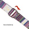 Yansyi Yoga Strap (6ft), Eco-Printed Durable Premium