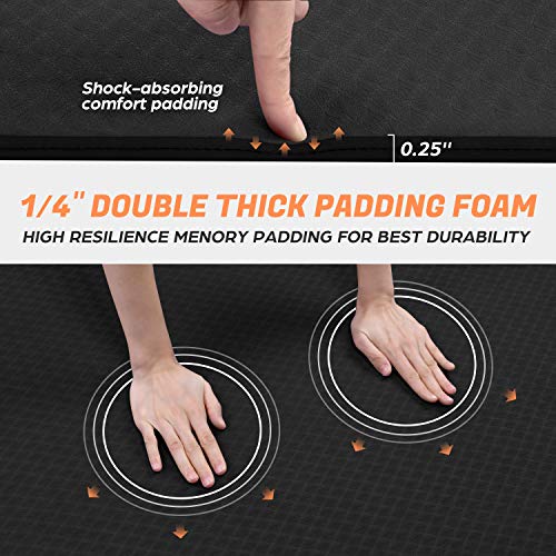 51vmyN1N61L Large Yoga Mat for Pilates Stretching Home Gym Workout
