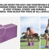 Weight High Density Foam Yoga Blocks and Strap Set