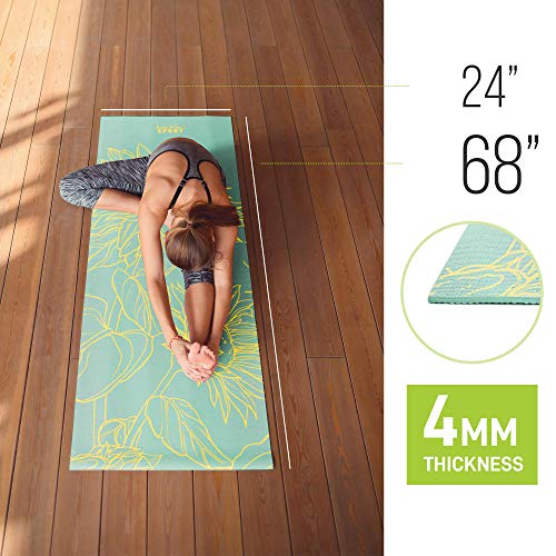 51w4NGJu0YL Nicole Miller Yoga Workout Mat, Thick Yoga Exercise for Home Gym