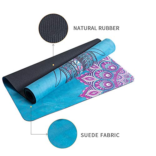 51wdVJVc5-L SNΛKUGΛ All-in-One Yoga Mat | Luxury Sweat-Grip Mat/Towel Combo