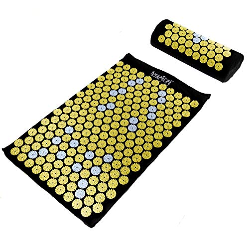 HemingWeigh Acupressure Mat and Pillow Set with Bag