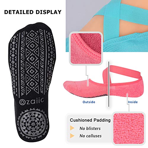 51wnyhBS-KL.SL1500 Yoga Socks for Women Non-Slip Grips, Straps