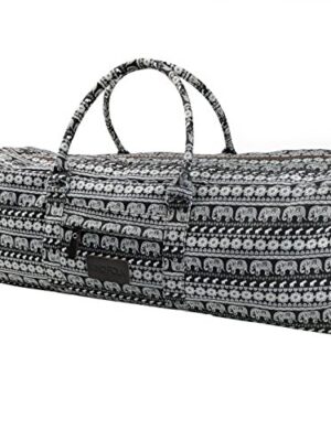 Kindfolk Yoga Mat XL Duffel Bag Extra Large Patterned Canvas