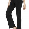 Bootleg Yoga Capris Pants with Pockets for Women