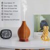 Kobodon Rattan Aromatherapy Diffuser - Cool Mist Humidifier for Serene Spaces