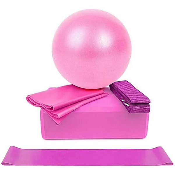 Yoga Mat Non-Slip Resistance Band Exercise Kit 1 Yoga Mat Non-Slip Resistance Band Exercise Kit