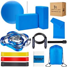 Yoga Set,12 Yoga Accessories, Yoga Blocks 2 Pack with Strap
