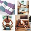 GYSPOR Yoga Blocks 2 Pack Set 9"x6"x3" with Yoga Strap