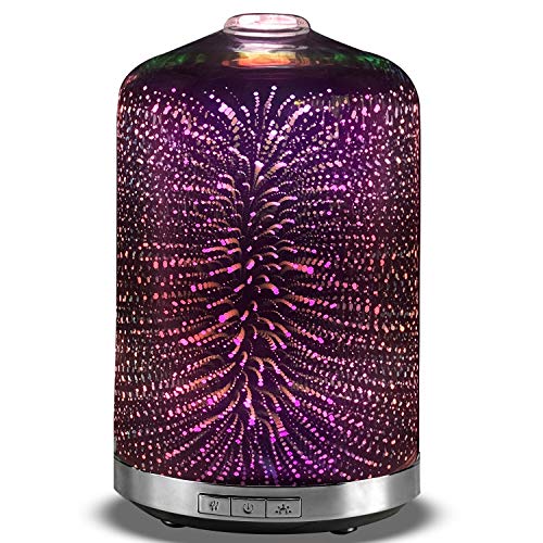 MAXWINER Essential Oil Diffuser 3D Glass Galaxy 250ml