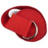 10-Foot Extra-Long Cotton Yoga Strap with Metal D-Ring