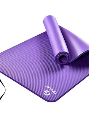 Gruper Thick Yoga Mat Non Slip, Large Size 72" L x 32" W