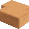 Volcano Cork Yoga Block (2 Pack Set-Natural Cork from Europe)