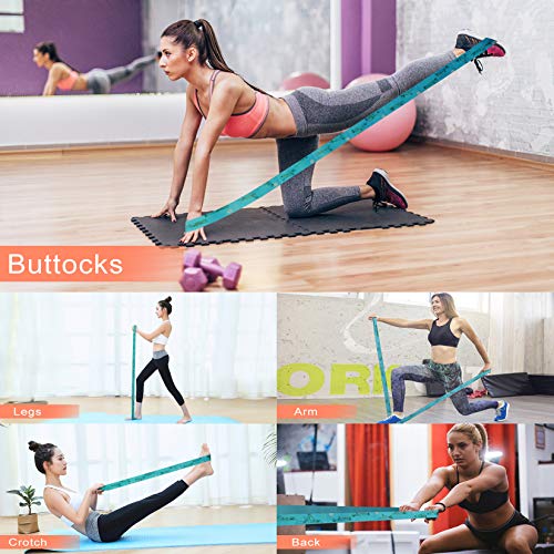 Stretching Bands Yoga, Green Strap for Stretching