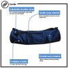 YogaAddict Yoga Mat Bag 'Compact' With Pocket, 28" Long
