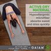 Gaiam Yoga Towel - Mat Sized Active Dry Non Slip