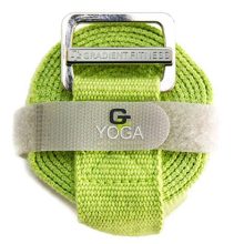 Gradient Fitness Yoga Strap, Friction-Less Easy-Feed Buckle