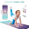 Yoga Mat for Kids, Non-Slip Children Exercise Mat