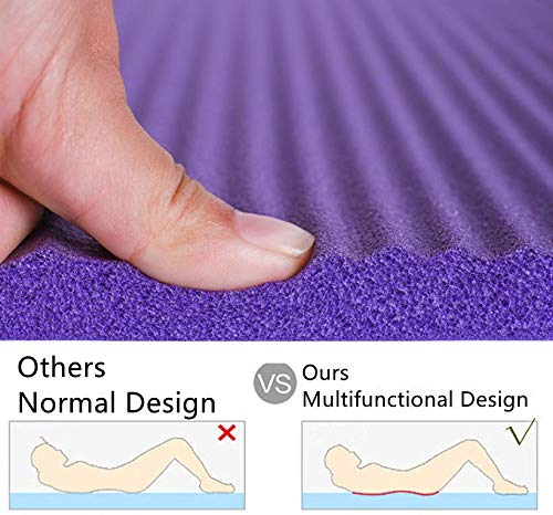 51zTgC1xqAL Fitness Exercise Thick Yoga Mat, 3/5Inch Extra Thick