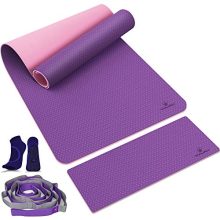 TANJALI Yoga Mat,72"x26"x1/3" Inch Extra Thick Yoga Mat