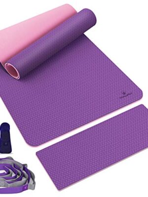 TANJALI Yoga Mat,72"x26"x1/3" Inch Extra Thick Yoga Mat