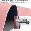 Yoga Mat with Strap, 1/3 Inch Extra Thick Yoga Mat