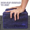 Ewedoos High-Density Non-Slip Yoga Blocks – Eco-Friendly, Comfortable, and Stable for All Yoga Styles