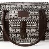 Kindfolk Yoga Mat Tote Bag Carrier Patterned Canvas
