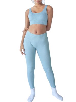 Jetjoy Exercise Outfits for Women 2 Pieces