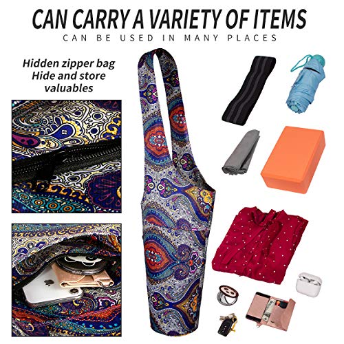 610ZFtwFtAL.SL1500 PS01 Yoga Mat Bag, Yoga Mat Tote Sling Carrier